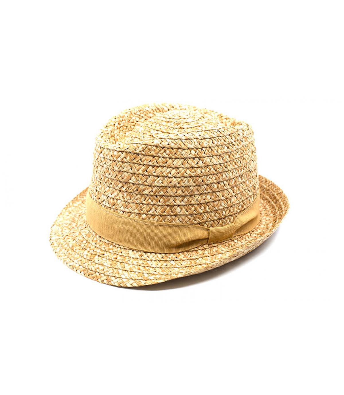 strisce beige paglia trilby